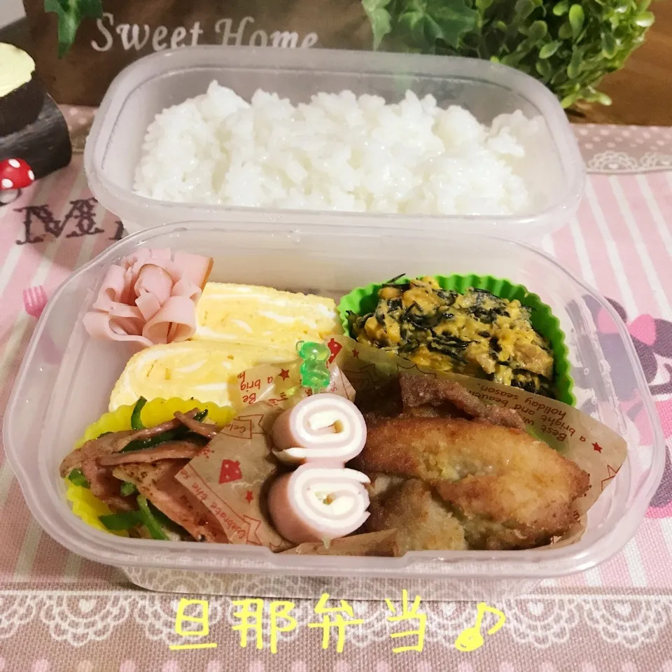 今日の旦那弁当♪からビーさんのスパイシーフライドチキン♡|あやちゃんママさん