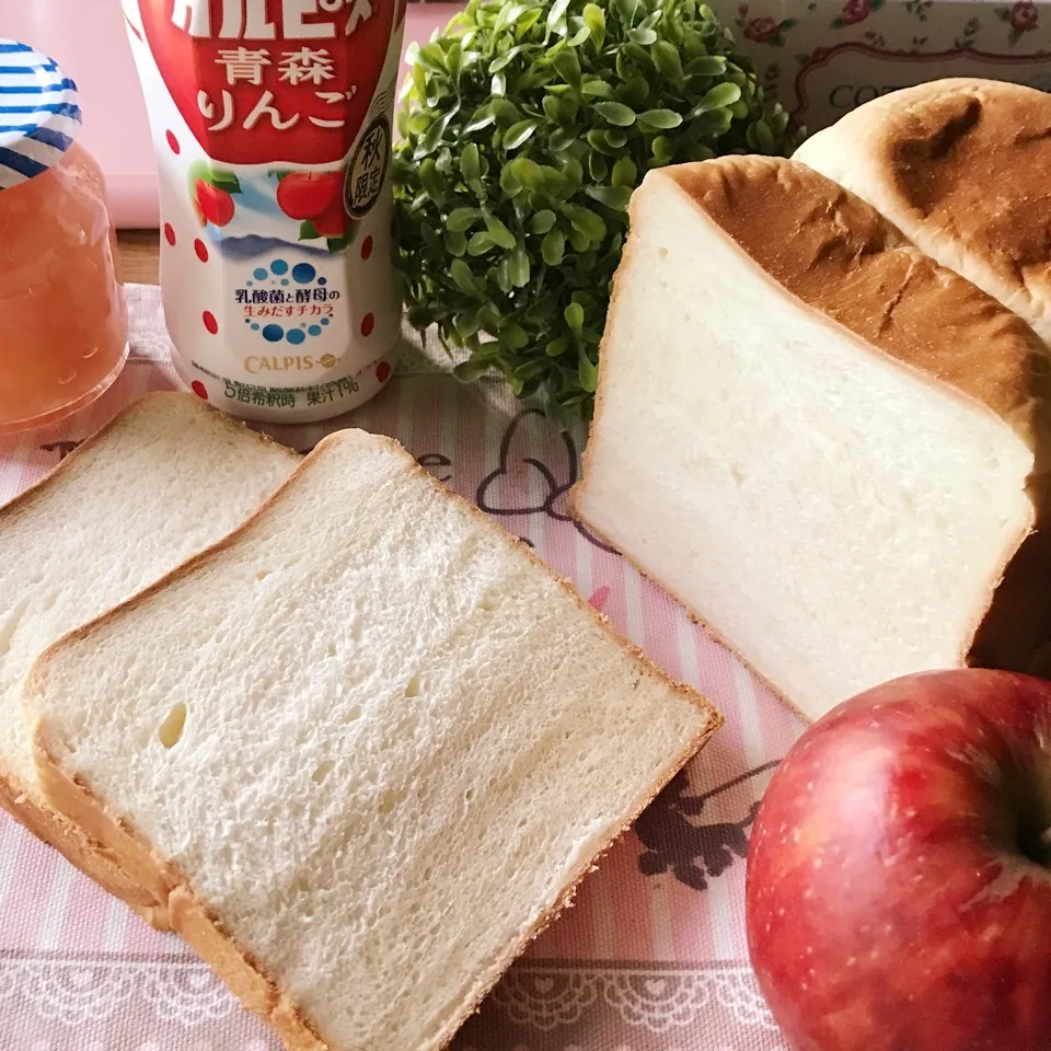 【月間角食部10月】りんごカルピス食パン🍎|あやちゃんママさん