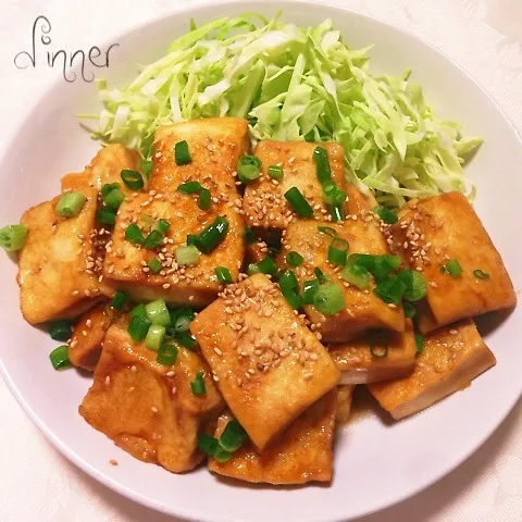 高野豆腐の照り焼き|あやさん