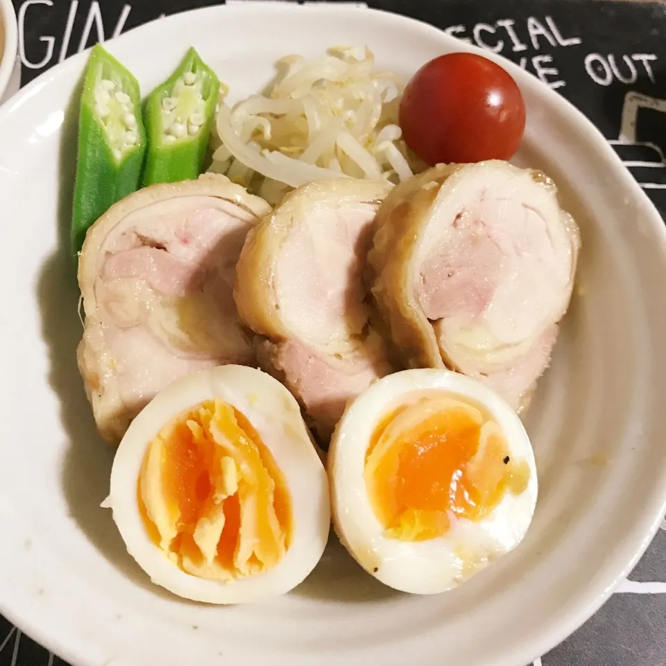 夕食のお供に☆レンジで10分鶏チャーシュー♡|あやちゃんママさん