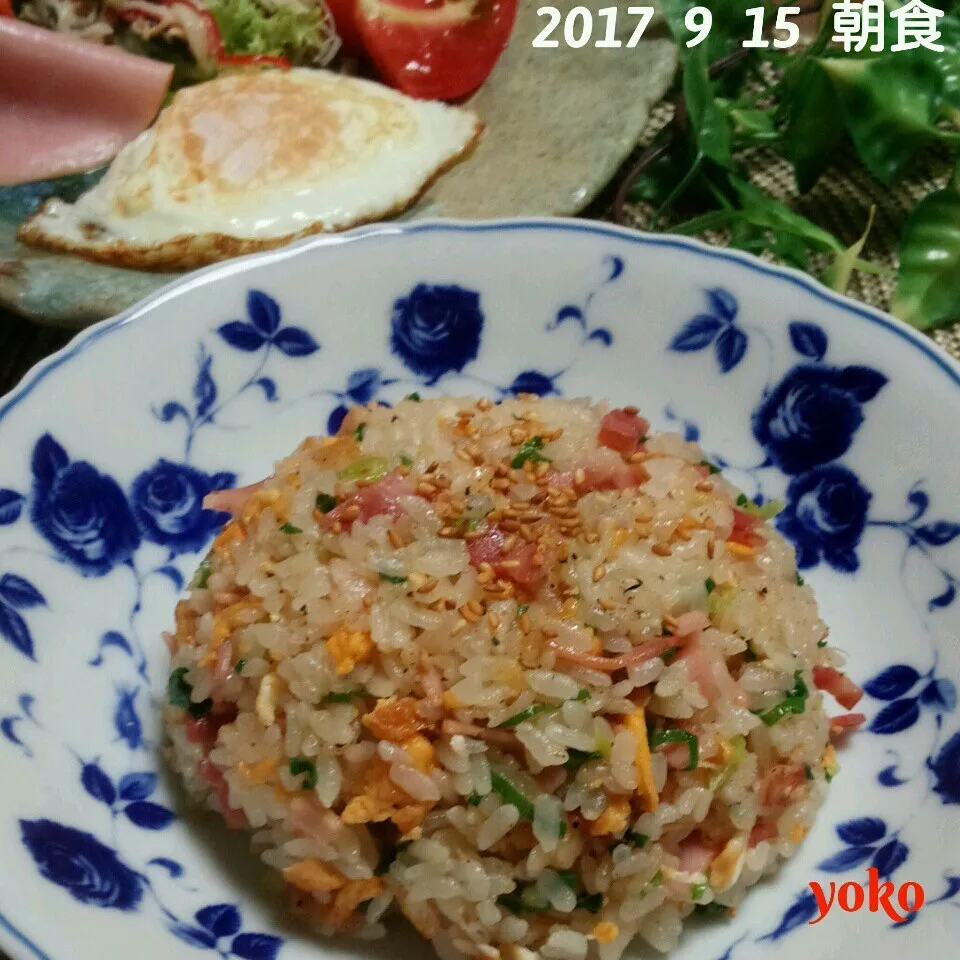 炒飯の朝食☆(二人分）|容子さん