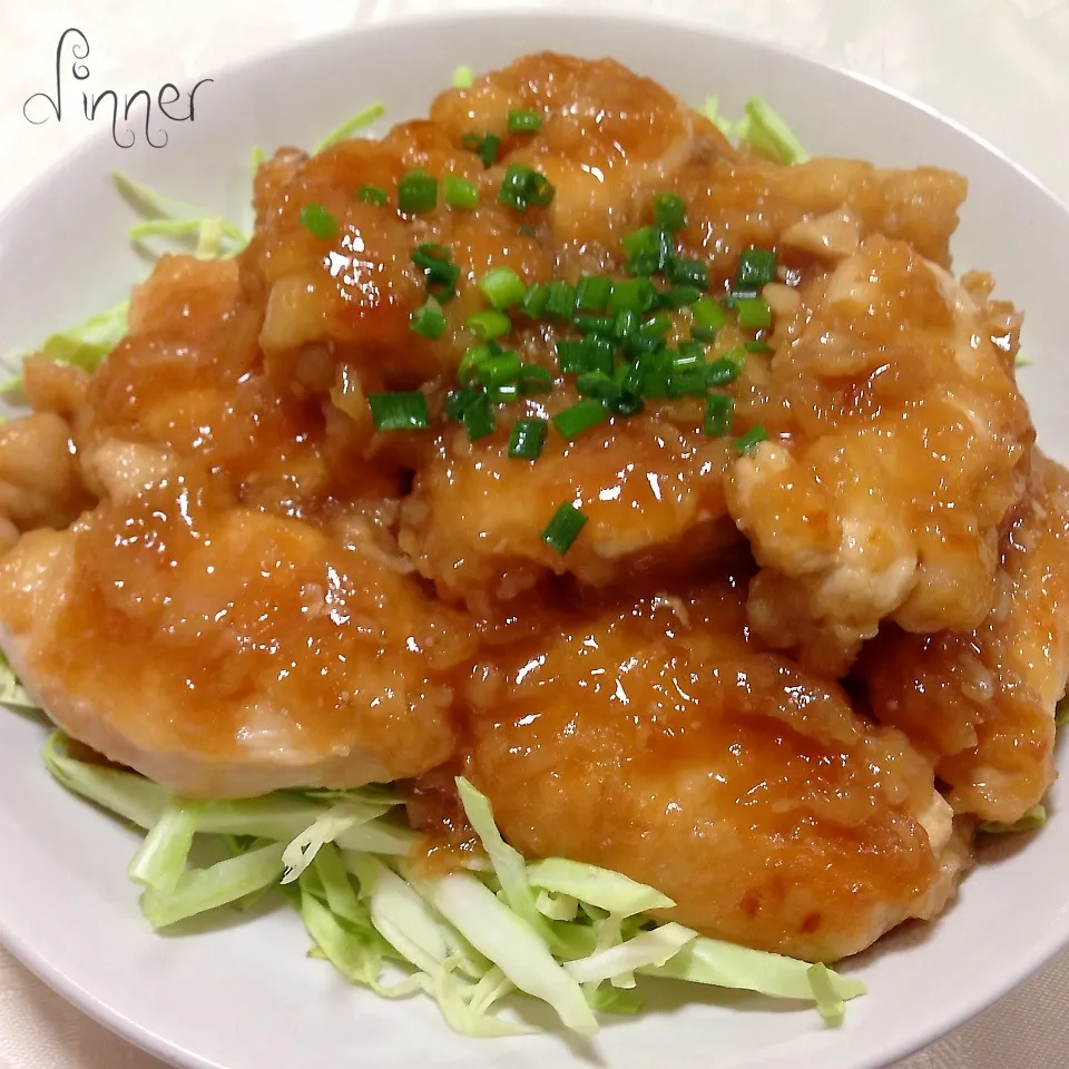 鶏胸肉の甘酢煮|あやさん