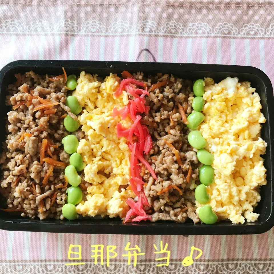 今日の旦那弁当♪手抜きなそぼろ弁当♡|あやちゃんママさん