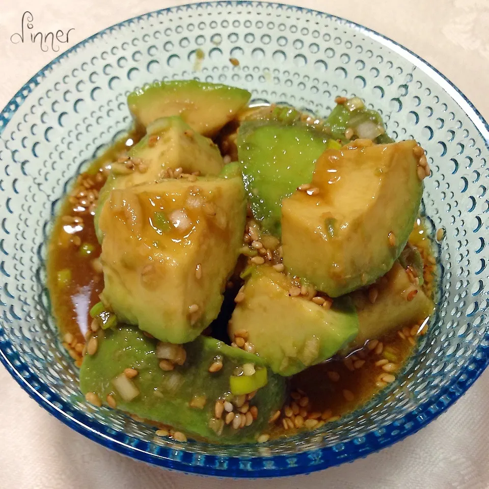 アボカドの薬味ポン酢漬け|あやさん