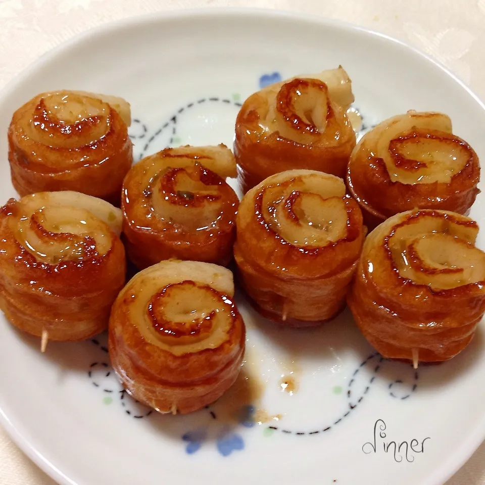 チーズ竹輪の照焼きくるくる(柚子胡椒風味)|あやさん