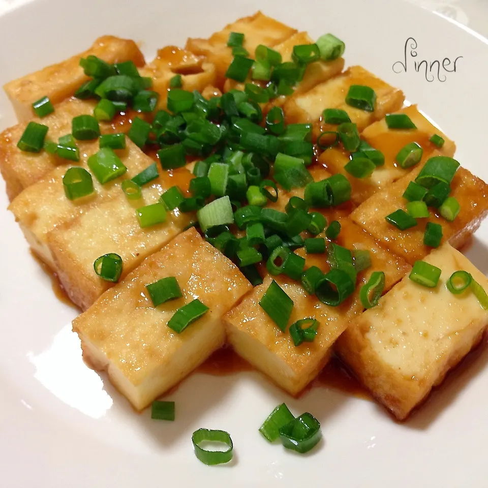 焼肉バターの厚揚げ|あやさん