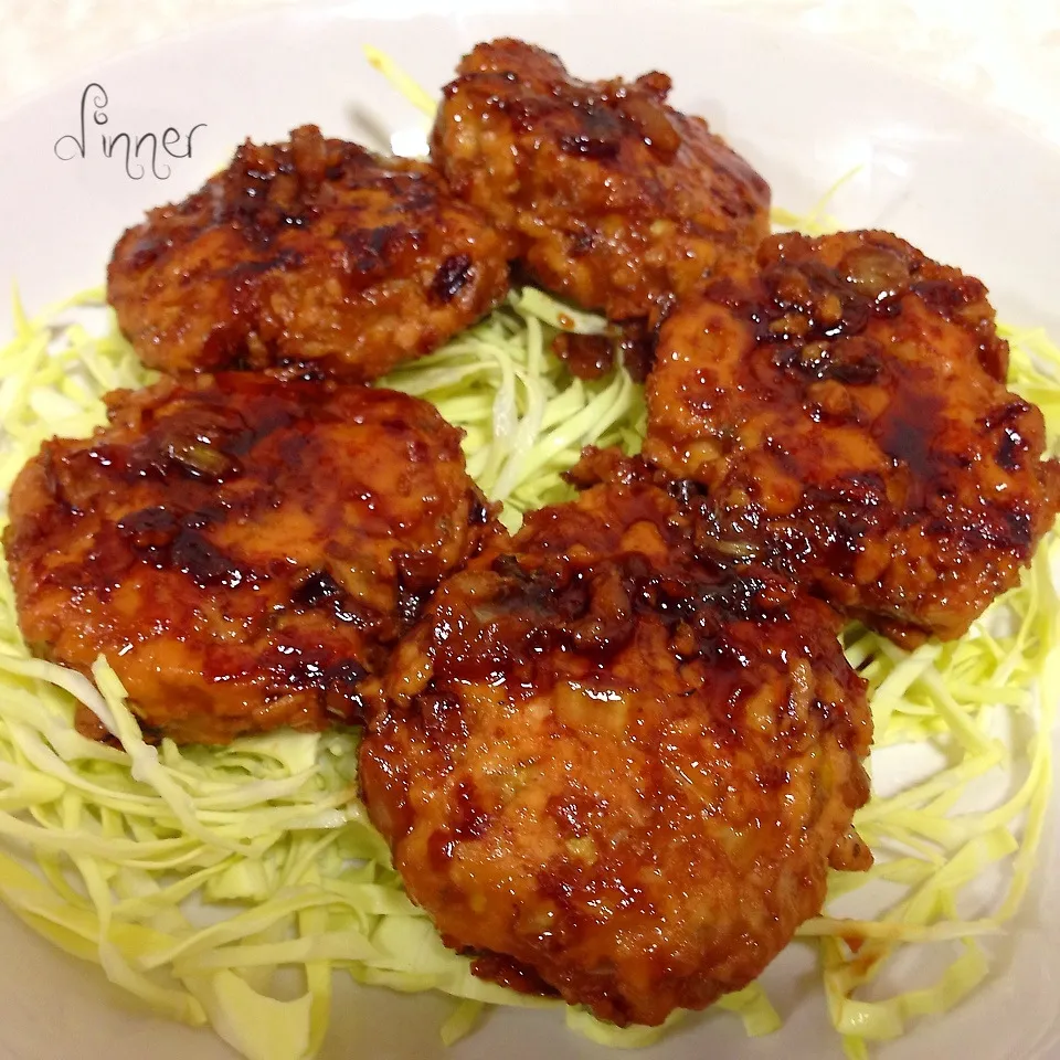 鶏と白菜の照焼つくね|あやさん