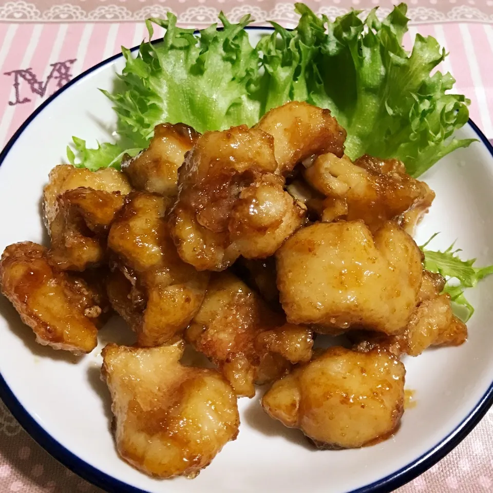 かおちゃんの赤魚の竜田揚げ♪甘辛たれ絡め♡|あやちゃんママさん