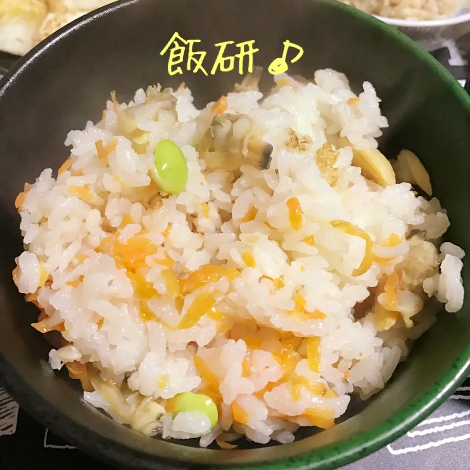 【飯研】むき身あさりの炊き込みご飯♪|あやちゃんママさん