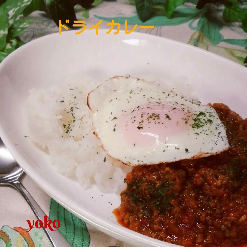 ドライカレーが朝ご飯♡♡♡|容子さん