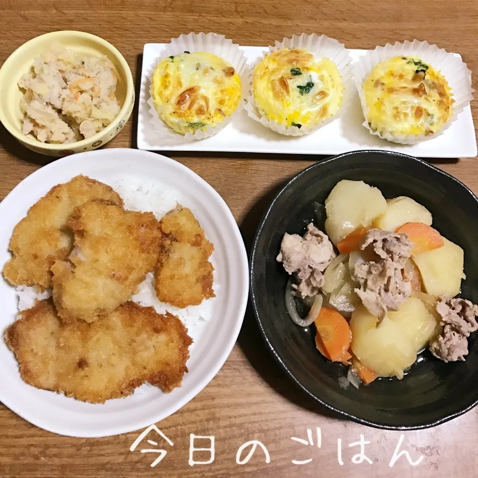 Snapdishの料理写真:晩ごはん|あやちゃんママさん