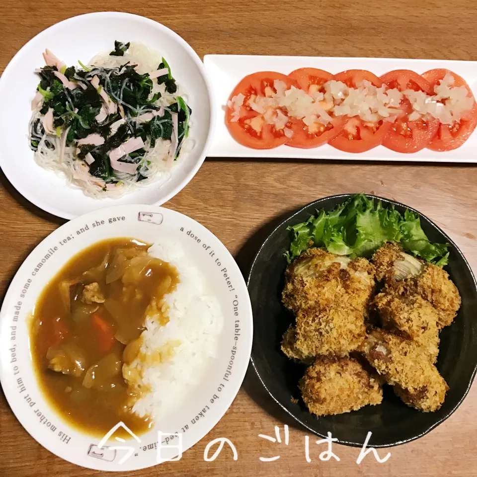 Snapdishの料理写真:晩ごはん♪|あやちゃんママさん