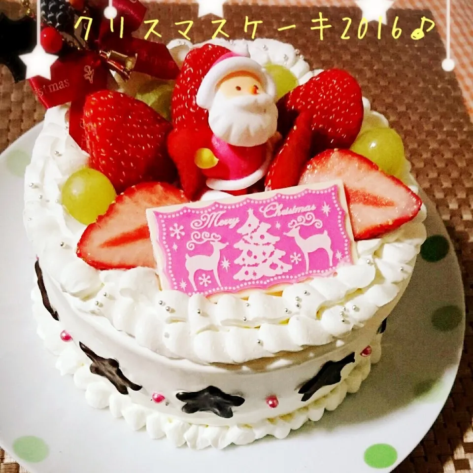 今年の我が家のクリスマスケーキ🎂|あやちゃんママさん