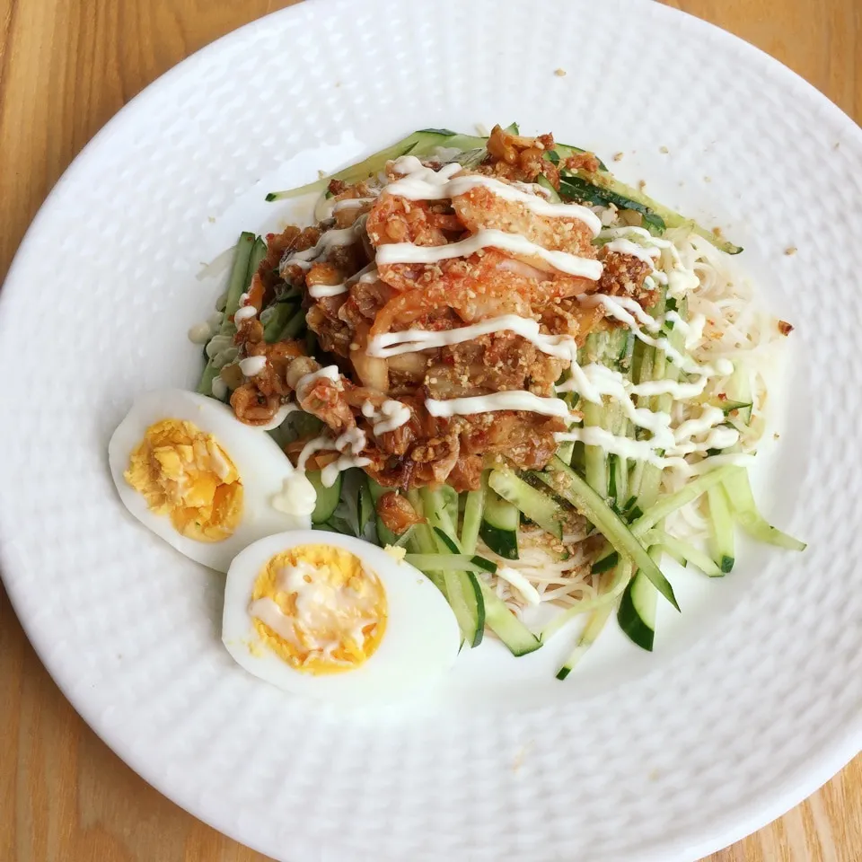 Snapdishの料理写真:2018.08.05 ビビン麺ランチ|Loackerさん