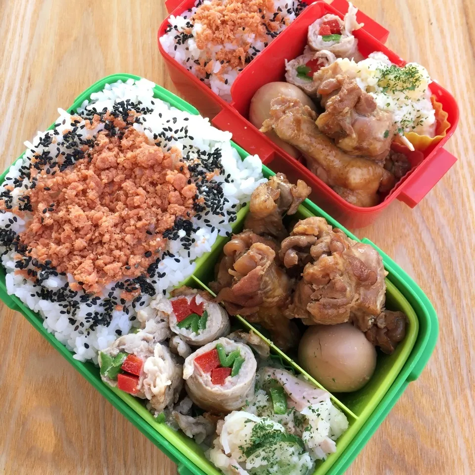 Snapdishの料理写真:2018.7.20 高2球児弁当|Loackerさん