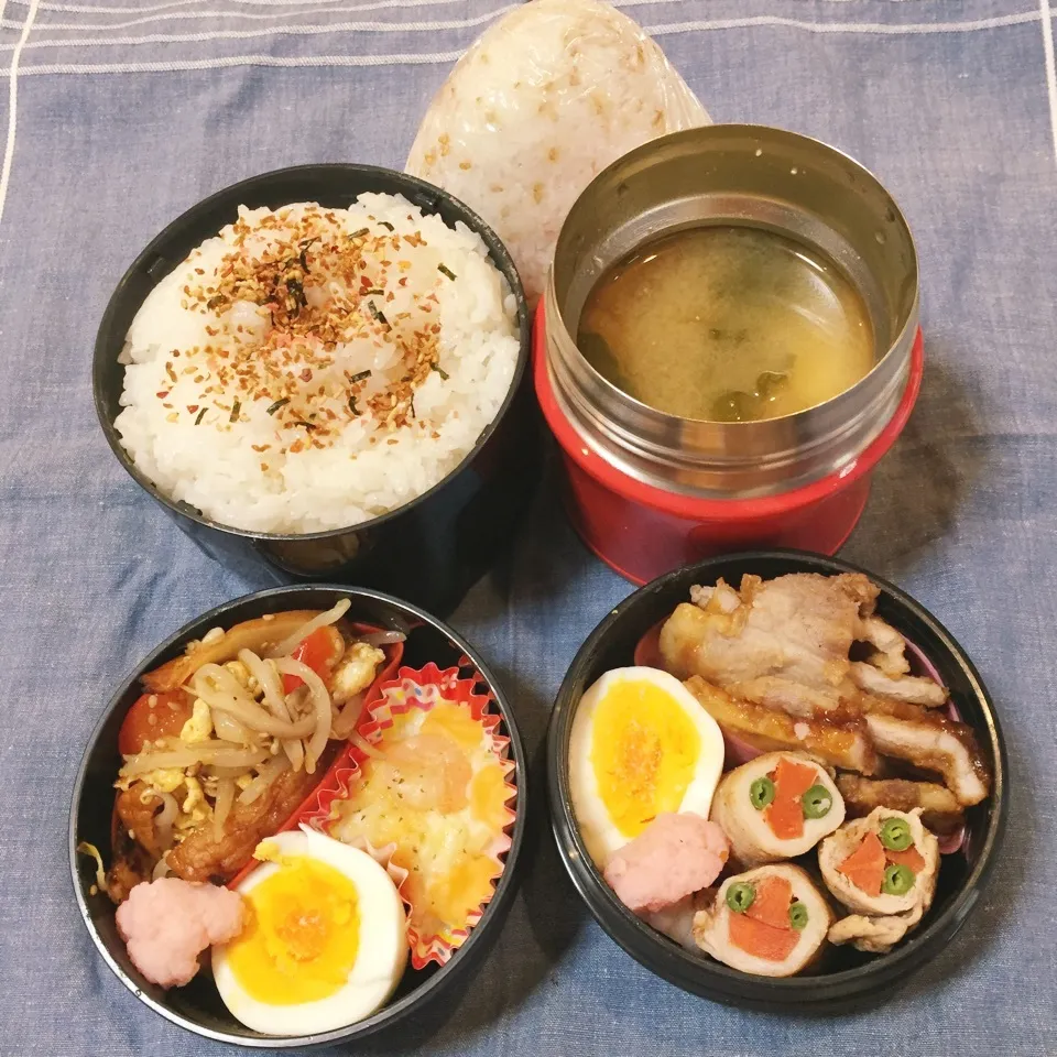 Snapdishの料理写真:2018.1.12 高1球児弁当|Loackerさん