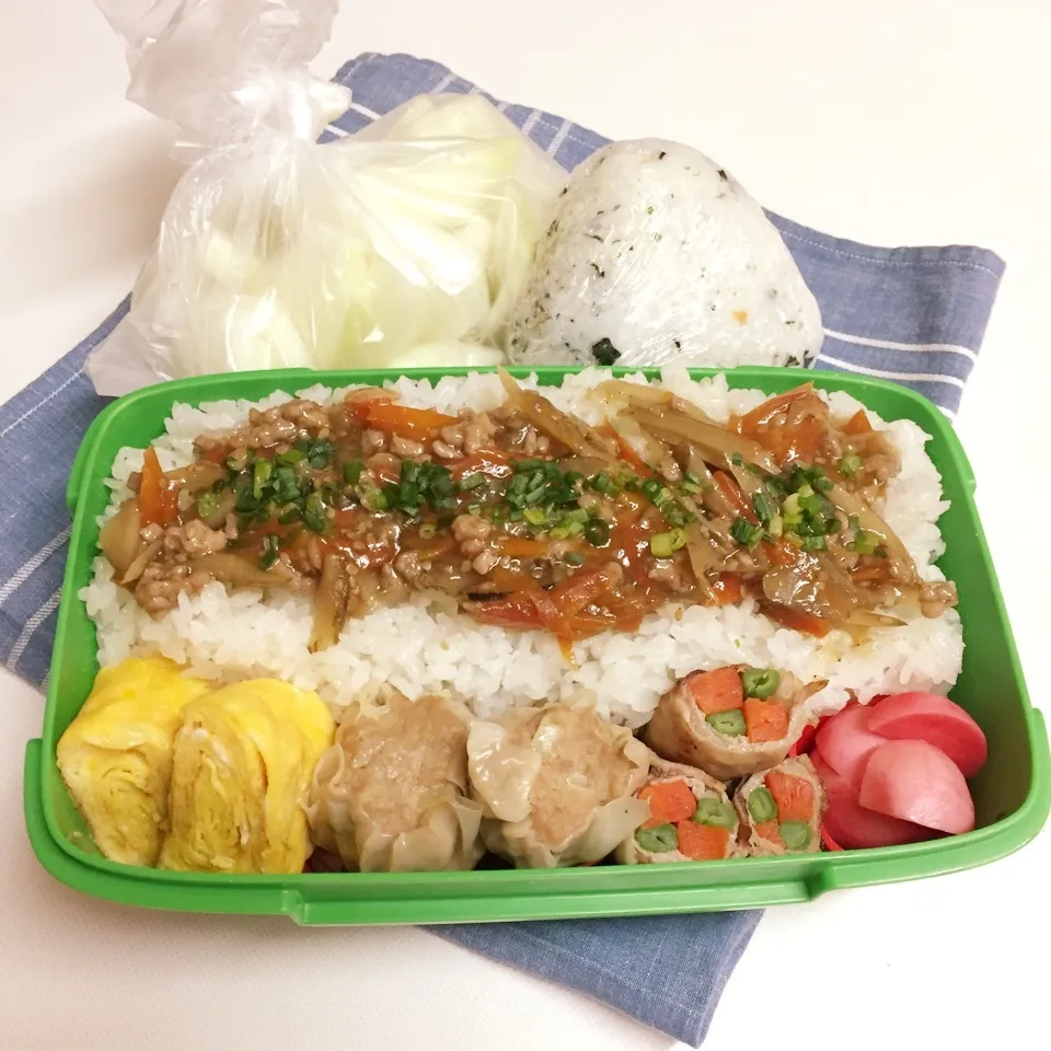 Snapdishの料理写真:2018.1.11 高1球児弁当|Loackerさん