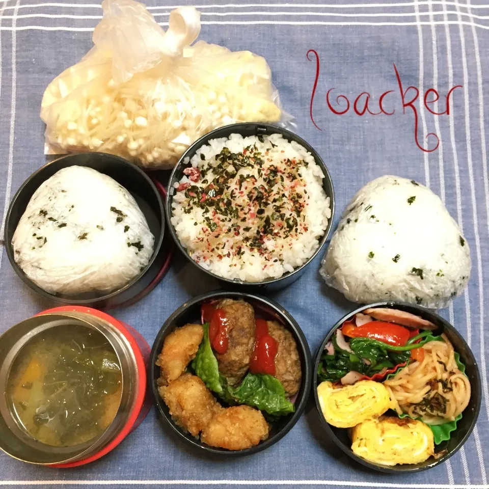 Snapdishの料理写真:2017.12.19 高1球児弁当|Loackerさん