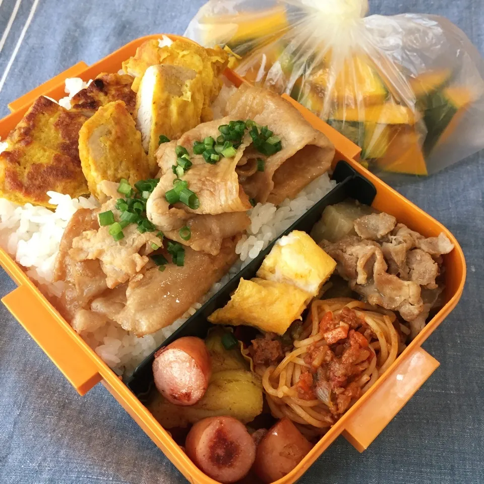 Snapdishの料理写真:2017.11.1 高1球児弁当|Loackerさん