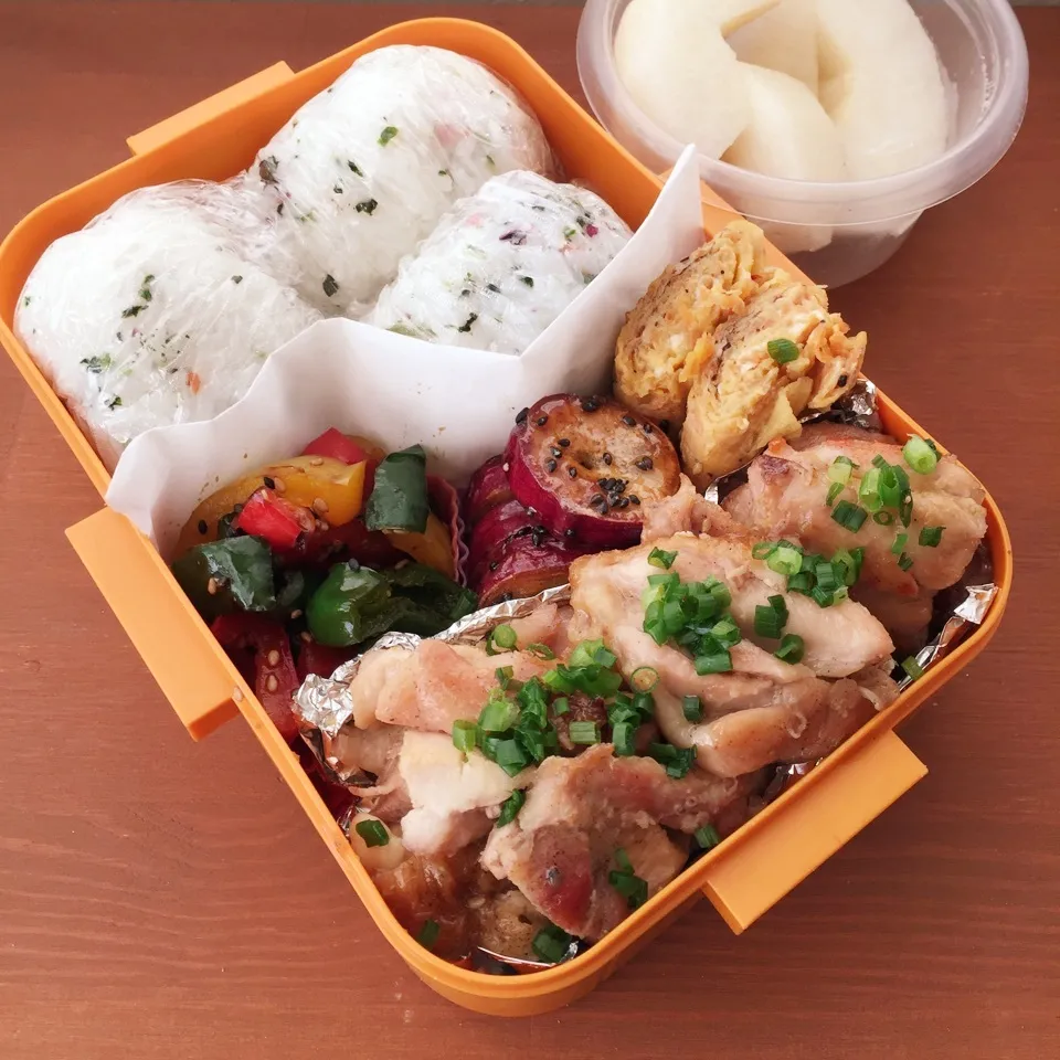 Snapdishの料理写真:2017.9.3 高1球児弁当|Loackerさん