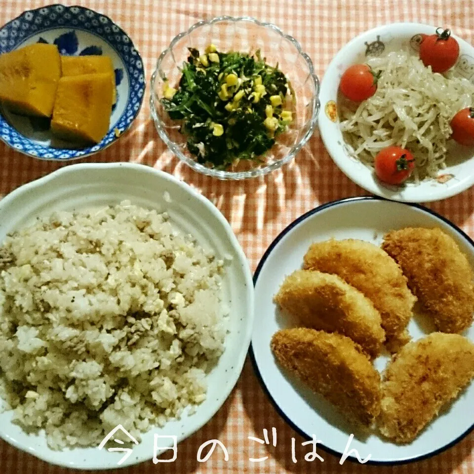 Snapdishの料理写真:晩ごはん|あやちゃんママさん