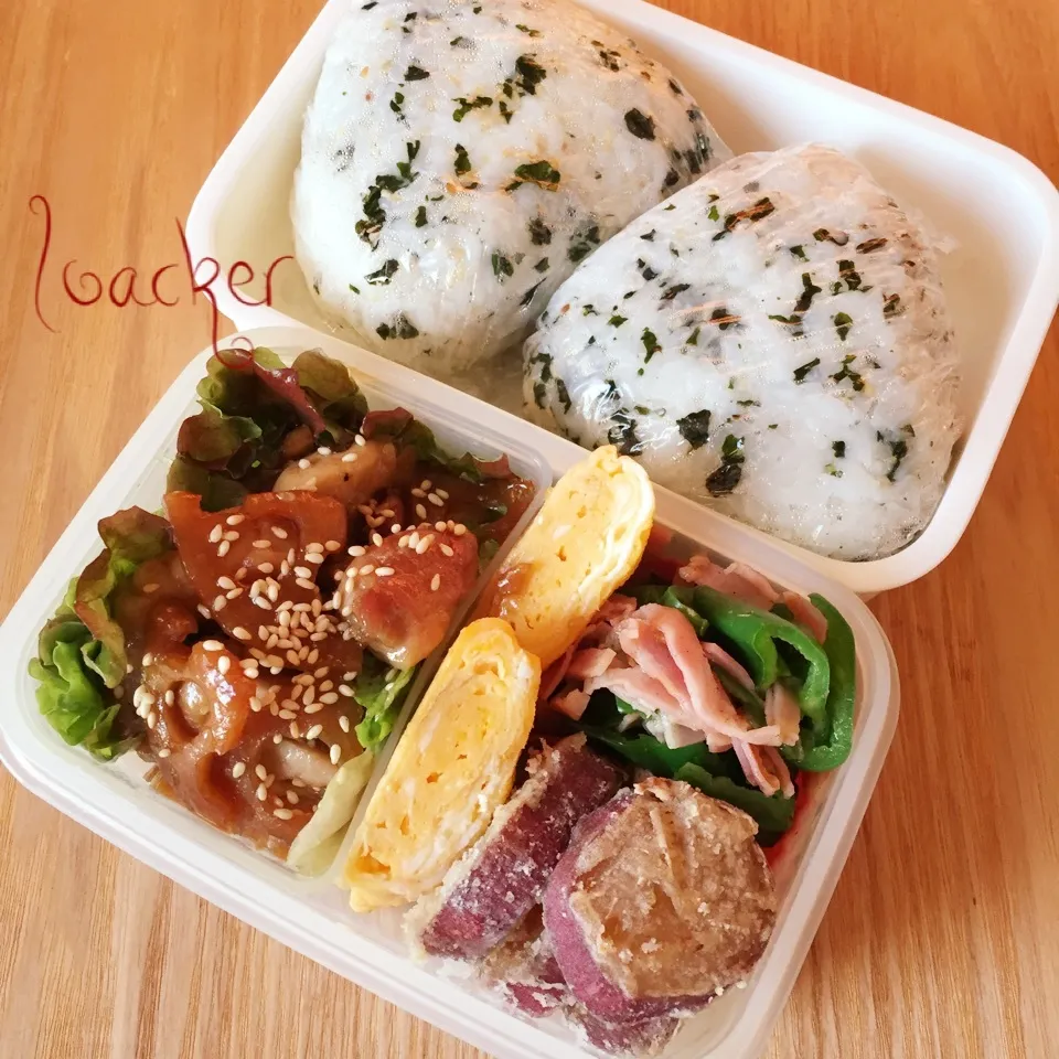 Snapdishの料理写真:2017.2.17 息子のお弁当|Loackerさん