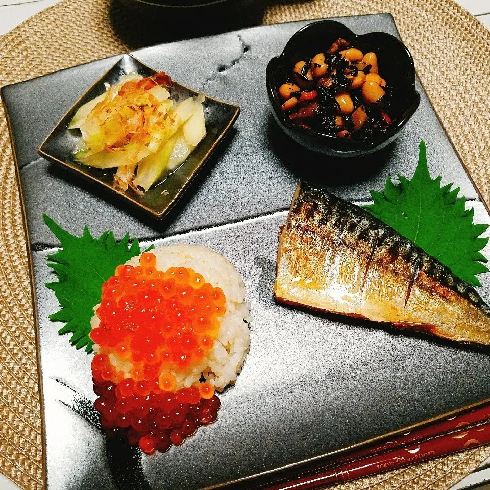 ⭐Dinner⭐鯖の塩焼き🐟|Laniさん