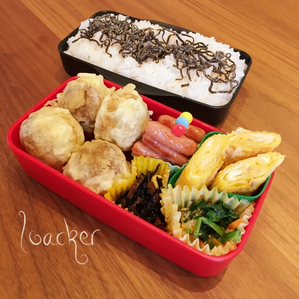 Snapdishの料理写真:2016.11.5 土曜参観の息子弁当|Loackerさん