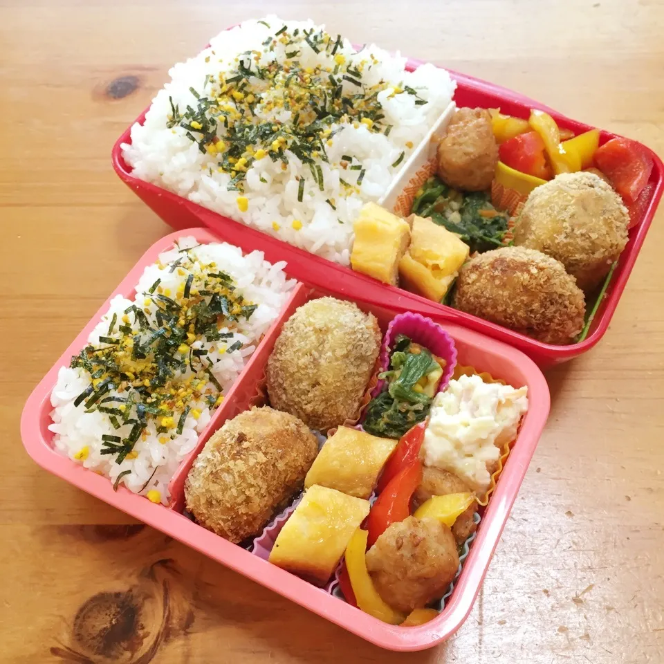 2016.7.19 姉弟のお弁当 〜コロッケ|Loackerさん