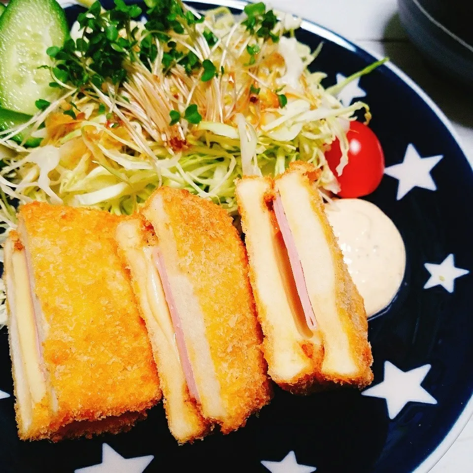 ⭐Dinner⭐高野豆腐ハムチーズカツ☺︎︎|Laniさん