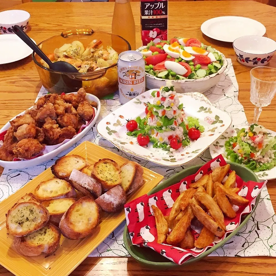 Snapdishの料理写真:2015.12.24 家族のクリスマス♪|Loackerさん