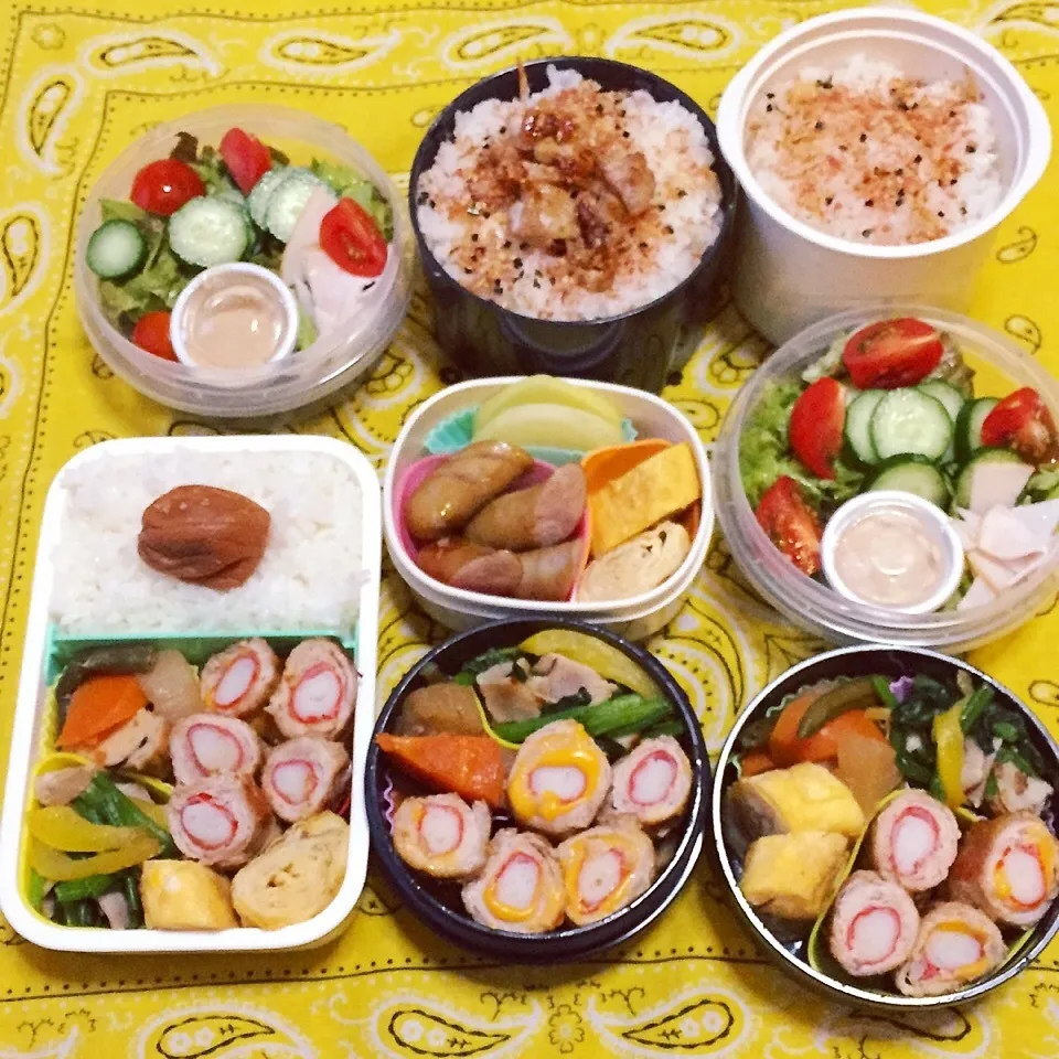 Snapdishの料理写真:2015.12.7 家族のお弁当|Loackerさん