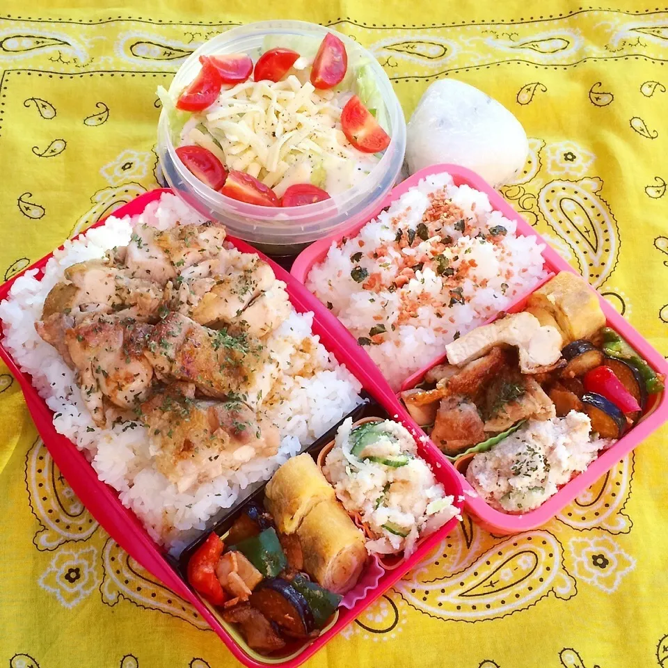 Snapdishの料理写真:2015.10.26 ガリバタチキン弁当|Loackerさん