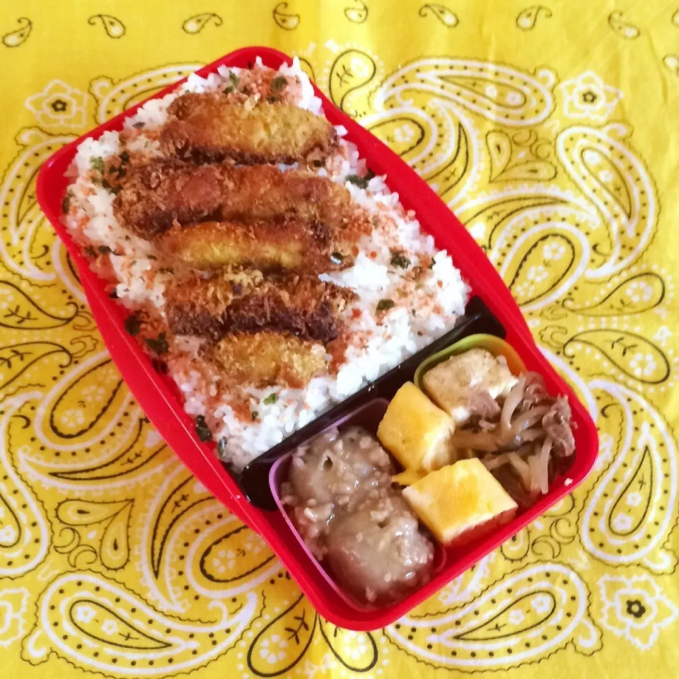 Snapdishの料理写真:2015.10.7 男子中学生のお弁当|Loackerさん