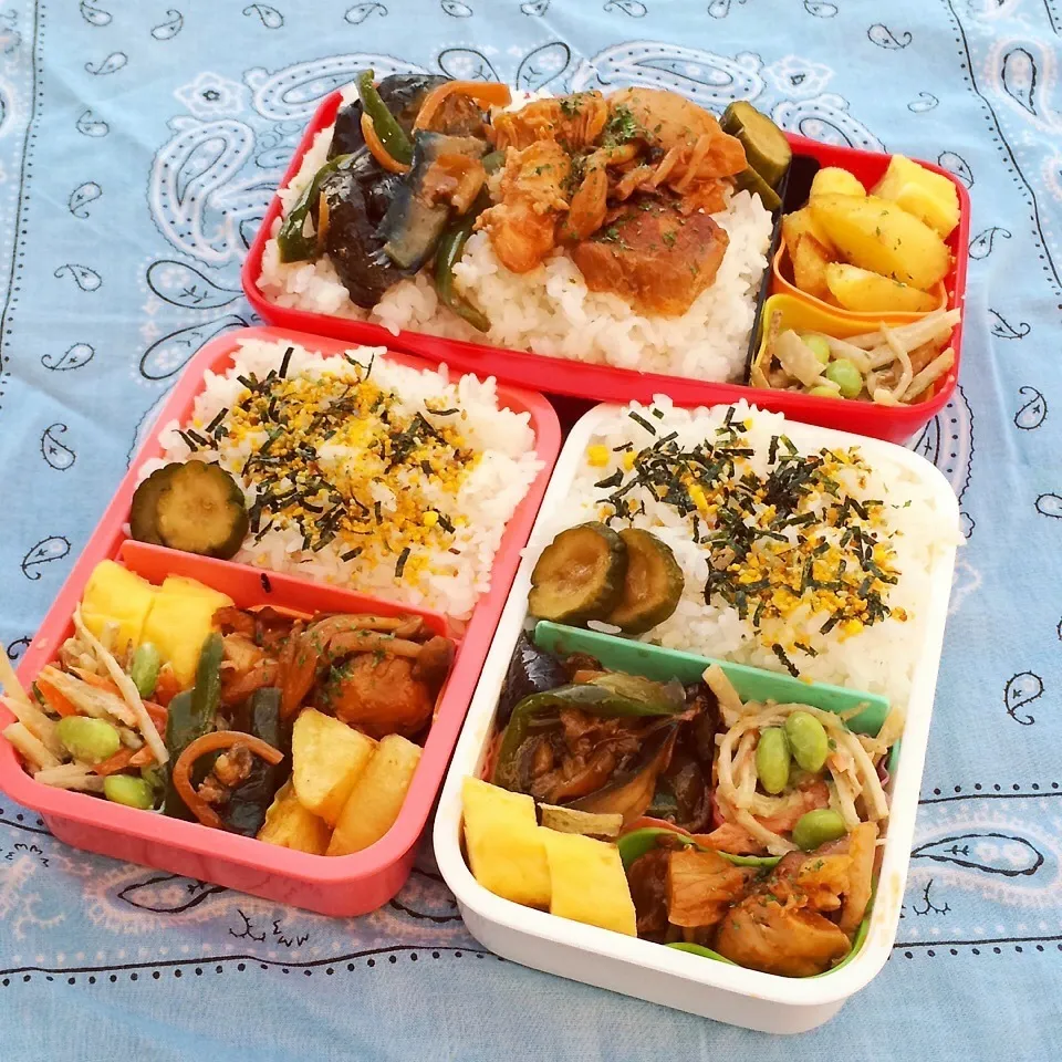 2015.7.13 ほとんど、夕飯取り分けdeお弁当|Loackerさん