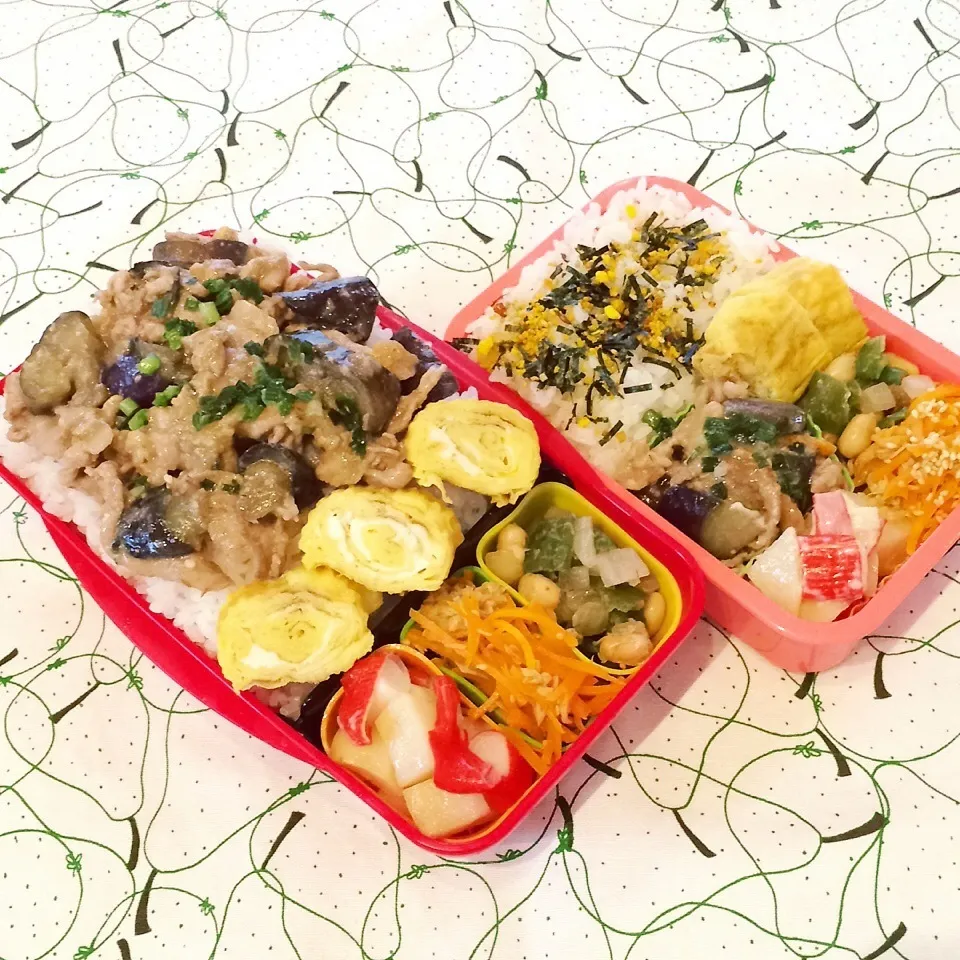 2015.6.3 豚肉とナスの味噌炒め弁当|Loackerさん