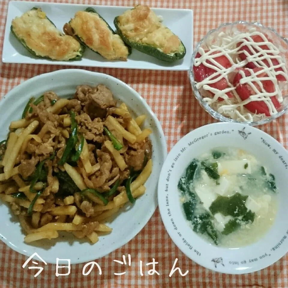 Snapdishの料理写真:晩ごはん|あやちゃんママさん