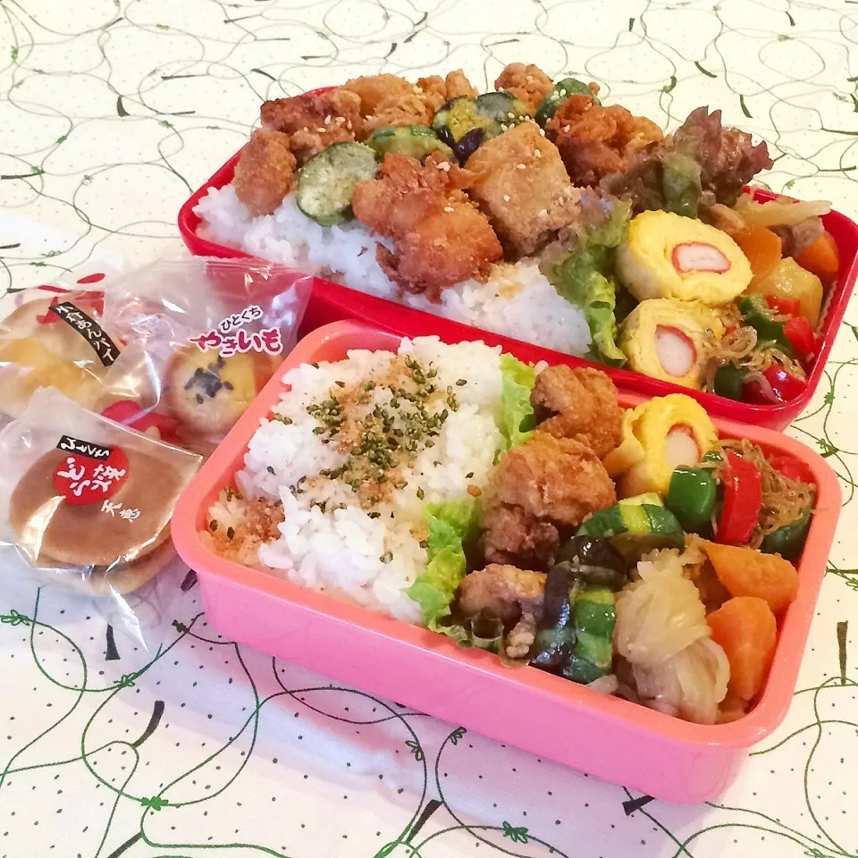 Snapdishの料理写真:2015.5.9 唐揚げ弁当|Loackerさん