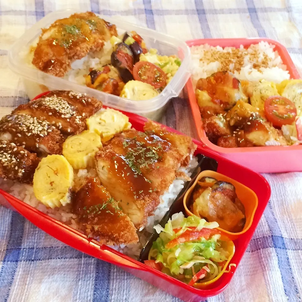 2015.4.21 甘酢ソースのチキンカツ盛り盛り弁当♪|Loackerさん