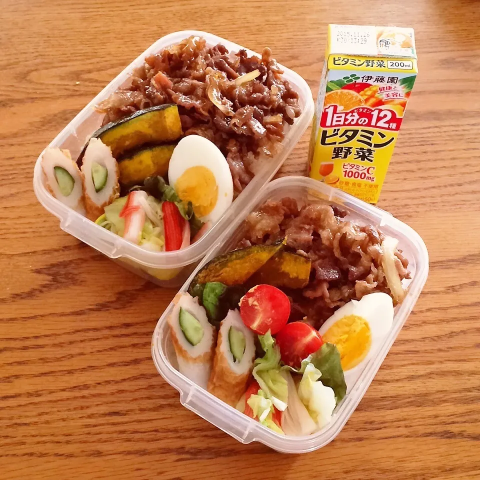 Snapdishの料理写真:2015.4.9 豚丼弁当♪ガッツリでごめんね(^^;;|Loackerさん