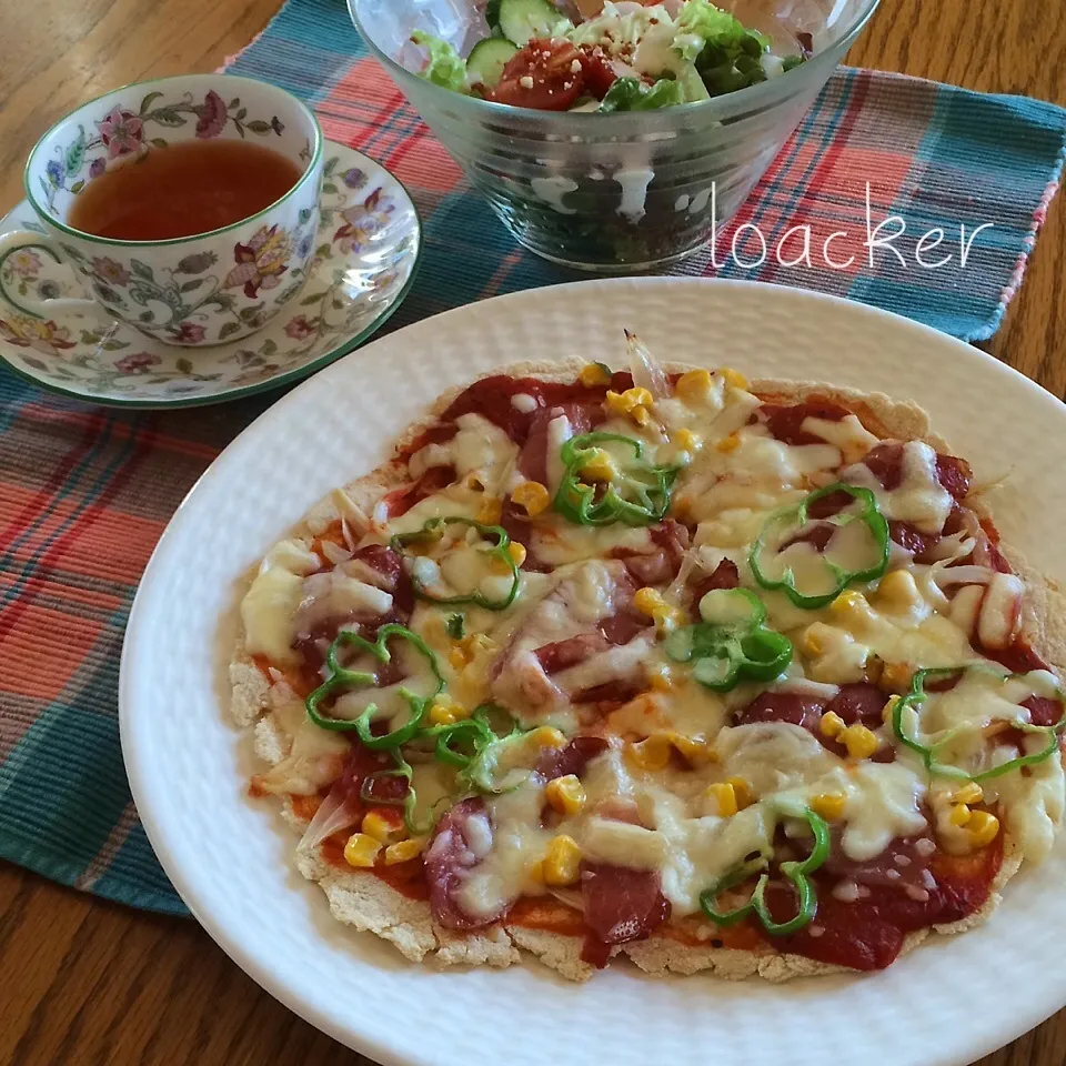 2015.1.18 おからピザランチ|Loackerさん