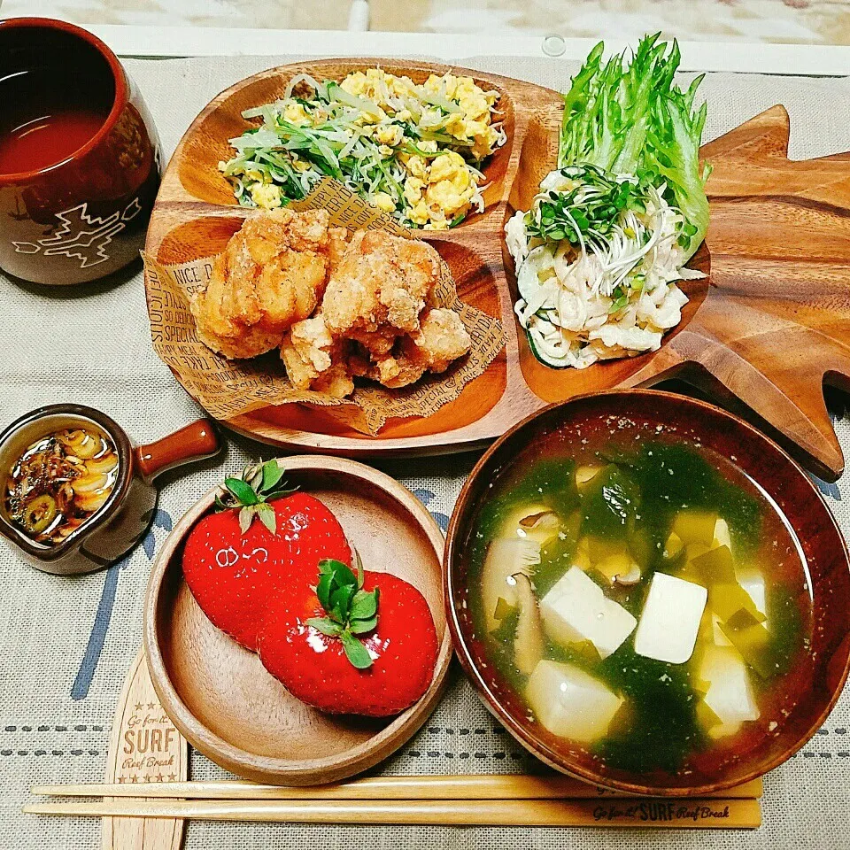 晩ご飯✨ダシダ唐揚げ🍚🍴|Laniさん