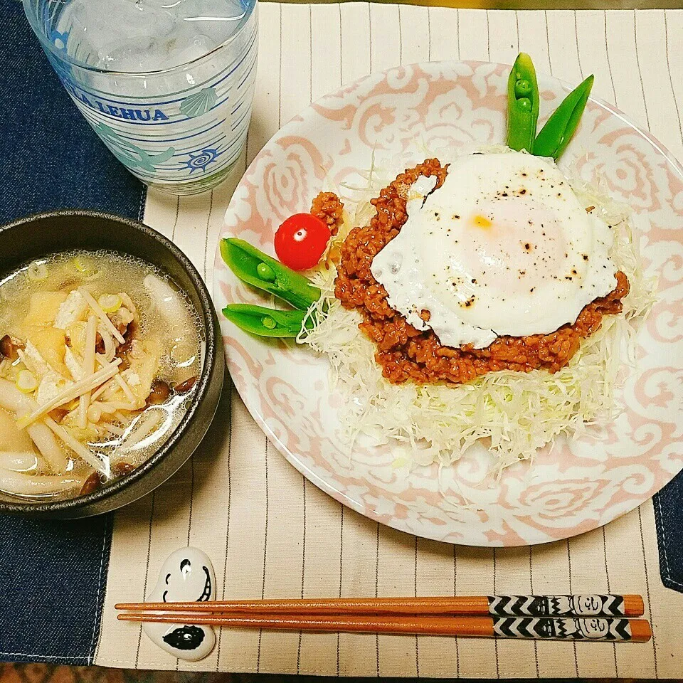 晩ご飯✨ハンバーグ丼🍚🍴|Laniさん