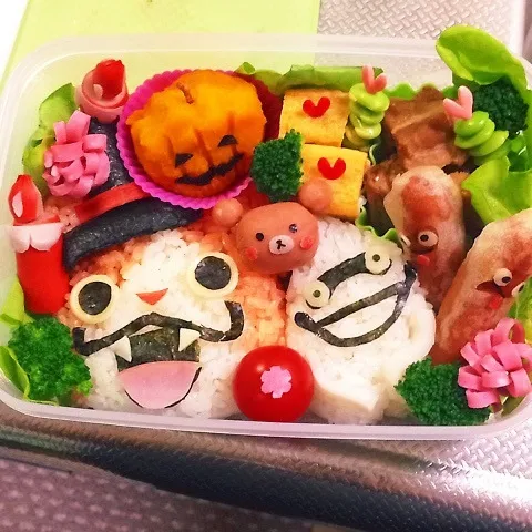 Snapdishの料理写真:旦那ハロウィン弁当|ちぇーさん