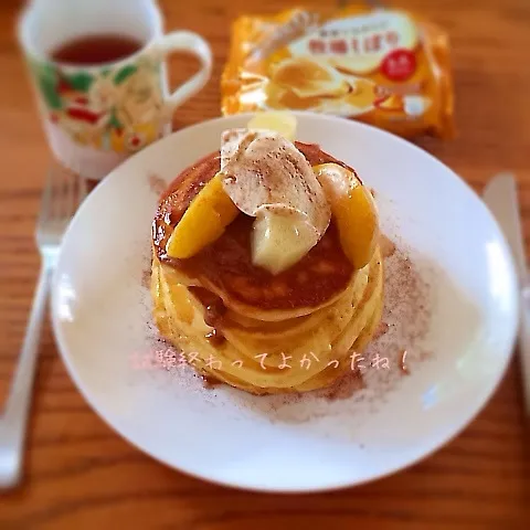 ホットケーキ with 牧場しぼり きな粉＆ミルク|Loackerさん