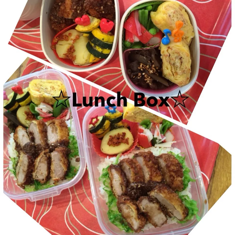 Snapdishの料理写真:中学野球部 & JK のお弁当♪|Loackerさん