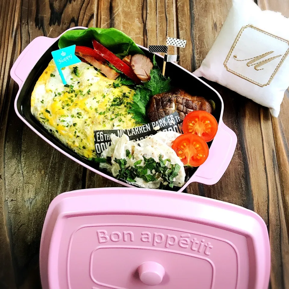 オム焼きそば❤️Bento|まいるさん