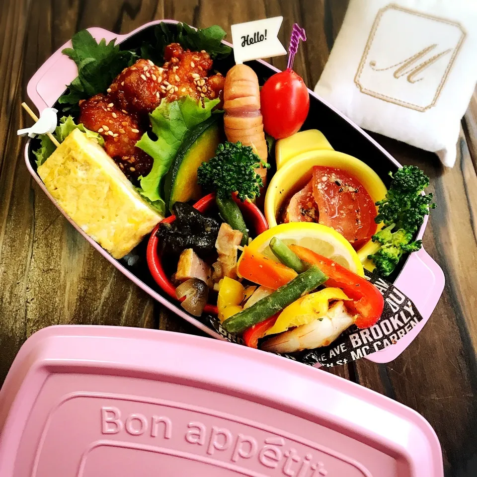 ヤンニョムチキン❤️Bento|まいるさん