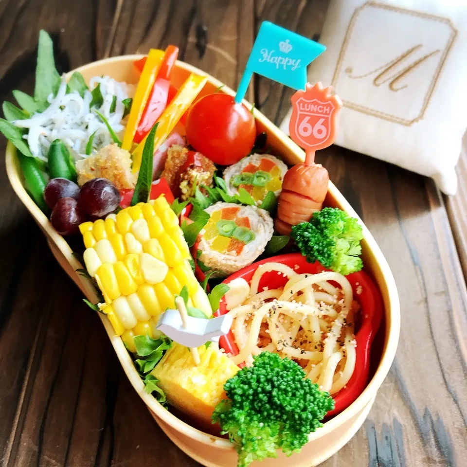 Snapdishの料理写真:野菜たっぷり❤️Bento|まいるさん