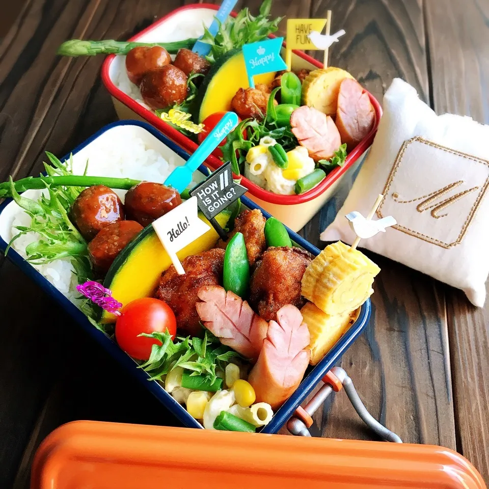 唐揚げ❤️Bento|まいるさん